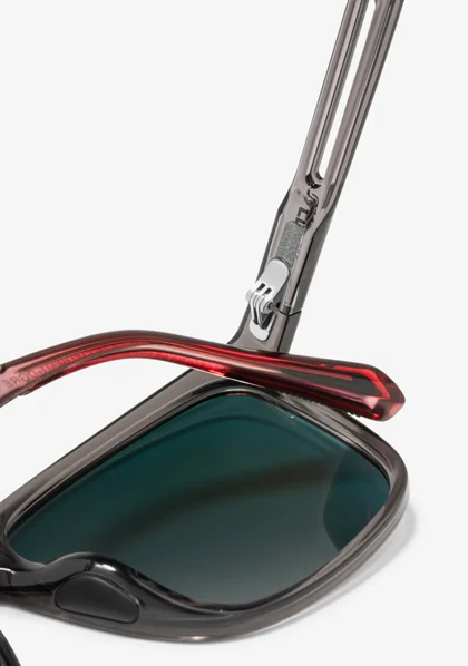 عینک آفتابی دی فرانکلین مدل D.franklin Rift Trans Dark Grey / Red Revo