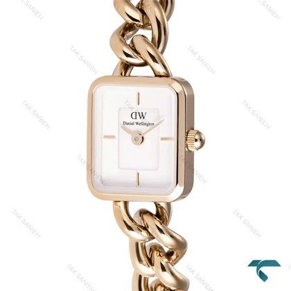 ساعت بند کارتیه ای زنانه دنیل ولینگتون رزگلد DW-7540-L