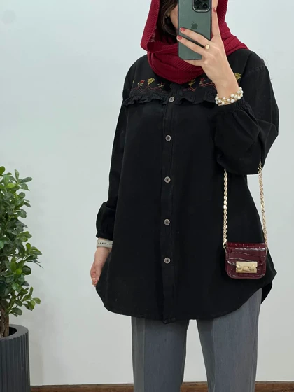 مانتو گلدوزی بهاره 5
