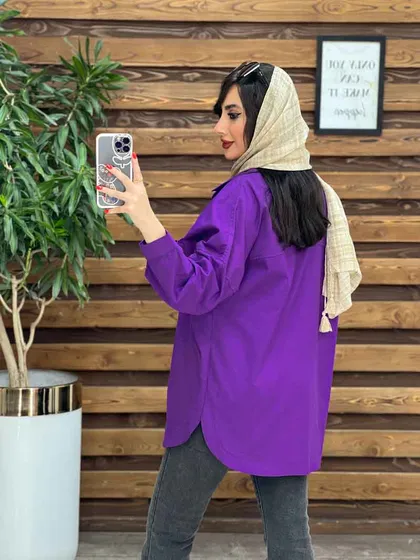 مانتو دو جیب پایین هلال