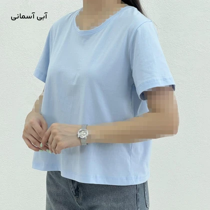 تیشرت زنانه مینیمال پشت گره‌ای | آی بولک