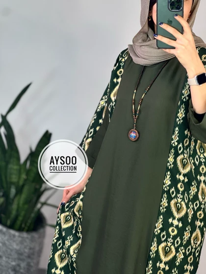 پیراهن مانتویی شیدا