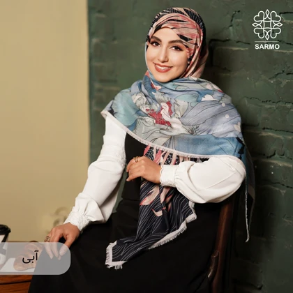 روسری نخ پنبه ماهی
