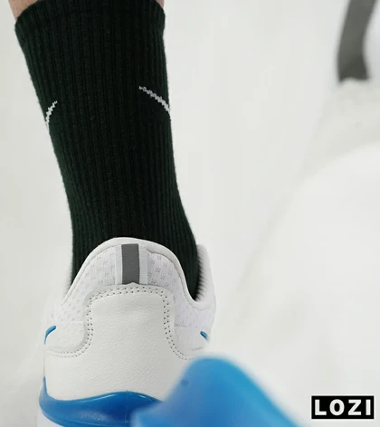 کفش کتانی مردانه سفید آبی Nike air max pluse