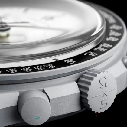 امگا سواچ ماموریت به ماه طوسی جدید u-0767