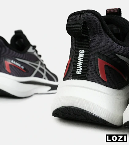 کفش کتانی مردانه مشکی سفید ASICS GEL-KAYANO 30