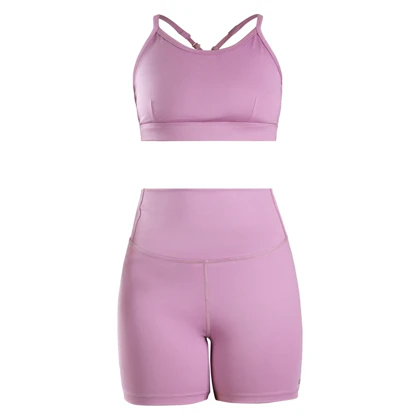 ست نیم‌تنه و کشاله بند ورزشی زنانه الو مدل 4B0153 بنفش روشن