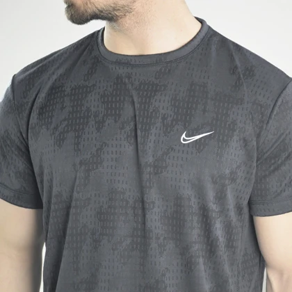تیشرت ورزشی مردانه نایک مدل VHD-Dri Fit-4K0983 طوسی تیره