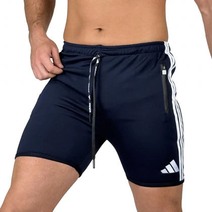 شلوارک طرح آدیداس ADIDAS کوتاه سرمه ای