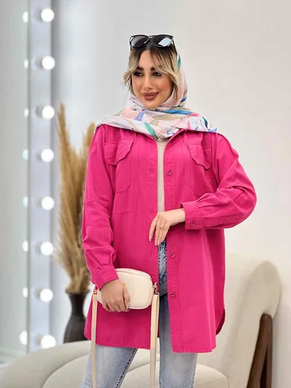 مانتو دو جیب پیله