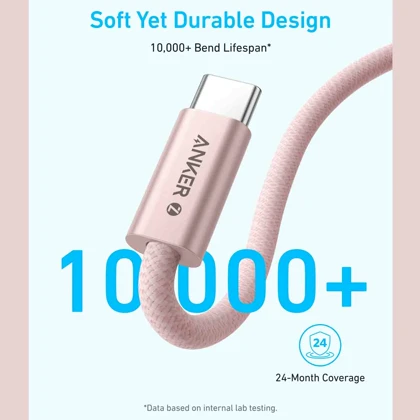 کابل تایپ سی انکر Anker مدل A8060 توان 240 وات 1 متری