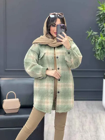 شکت چهارخونه تک جیب