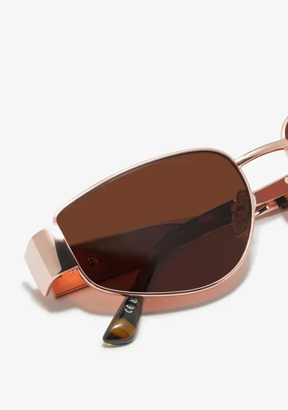 عینک آفتابی دی فرانکلین مدل D.franklin Cuprum Pilot Rose Gold / Brown