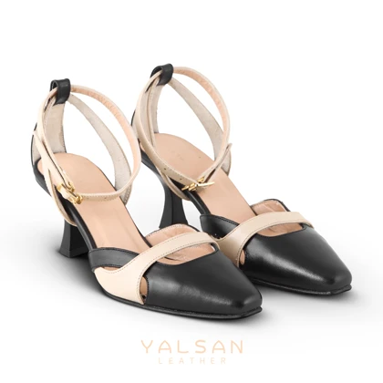 ست کیف و کفش زنانه چرم یلسان مدل تیکا کد 955-AZALIYA-GN