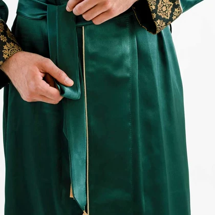 روبدوشامبر کلاسیک سبز
