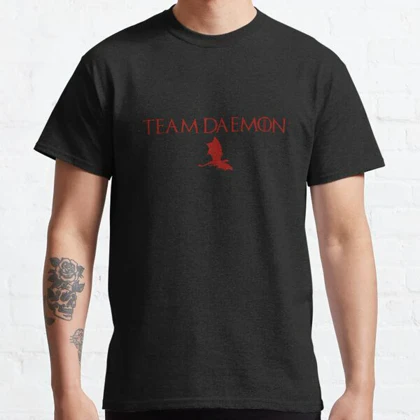 تیشرت house of the dragon طرح team daemon red with red dragon Classic T-Shirt کد 195928