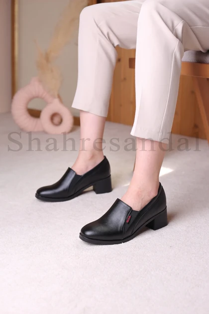 کفش پرسنلی پاشنه‌دار زنانه رکسانا