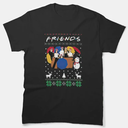 تیشرت friends طرح FRIENDS UGLY CHRISTMAS کد 107727