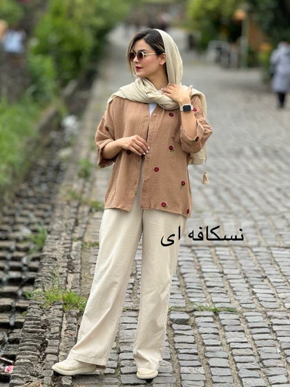 شومیز مانتویی تی تی