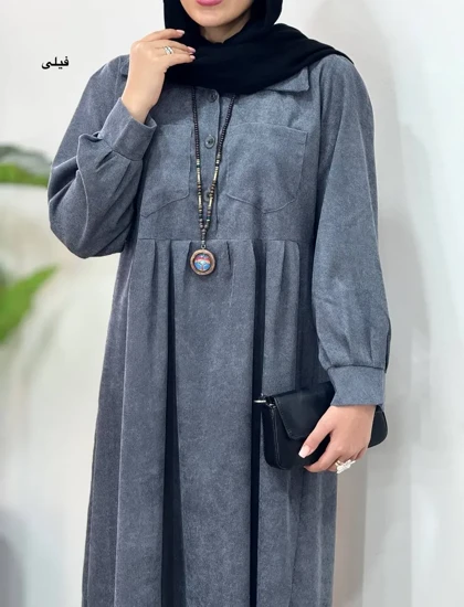 پیراهن مانتویی پاییزه ترگل 2