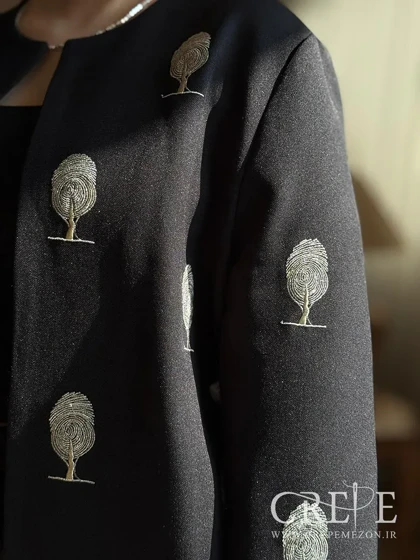 کت شلوار گلدوزی کاج