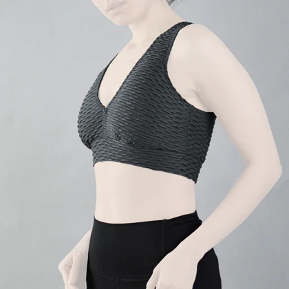 نیم‌تنه ورزشی زنانه مدل CT5420 طوسی تیره