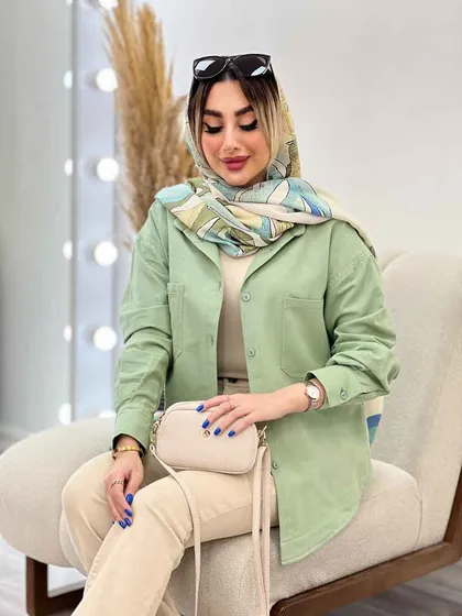 مانتو دو جیب ترنگ