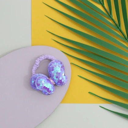 کش سر پروانه پولکی براق در رنگ‌های متنوع و جذاب