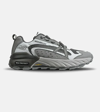 کفش کتانی طبی ورزشی طوسی SKECHERS max protect v.2 مدل 8084