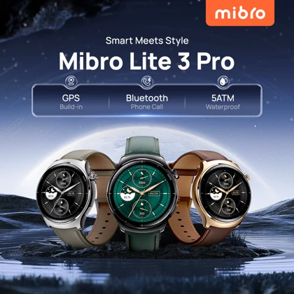 ساعت هوشمند میبرو Watch Lite 3 Pro با نمایشگر AMOLED و GPS