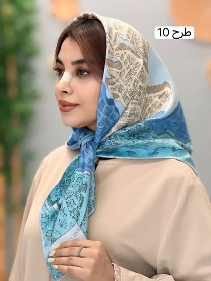 3265-روسری ابریشم وارداتی