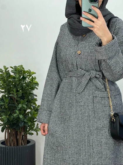 پالتوی پشمی بلند شبنم(ایراد دار)