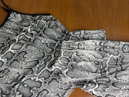 ست تاپ و شلوارک طرح پوست مار 038