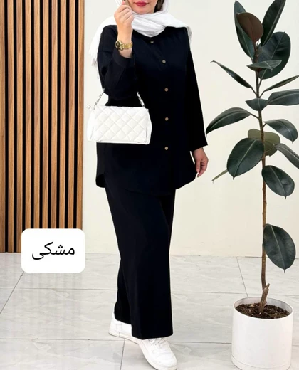 ست دوتیکه مانتو شلوار