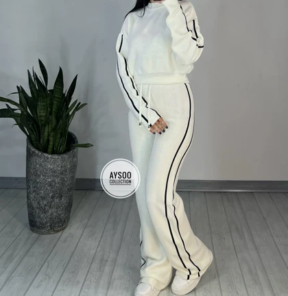 ست بلوز شلوار بافت