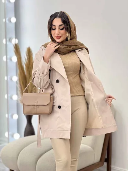 بارانی سر جیب دوبله هلنا