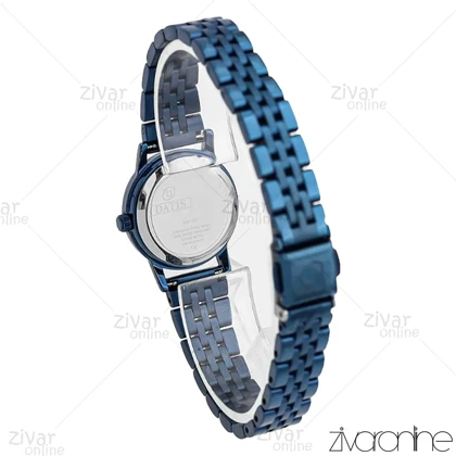 ساعت داتیس زنانه آبی عقربه رزگلد 106914