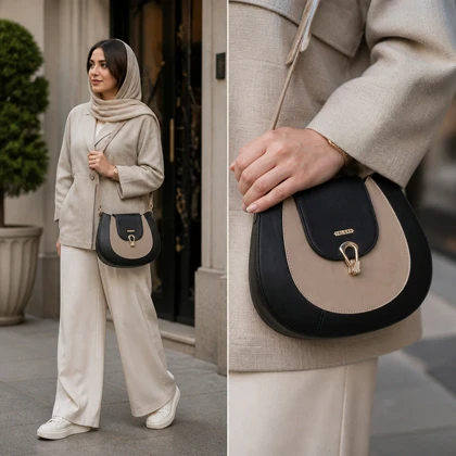 کیف دوشی زنانه مدل آوید کد 218-GN