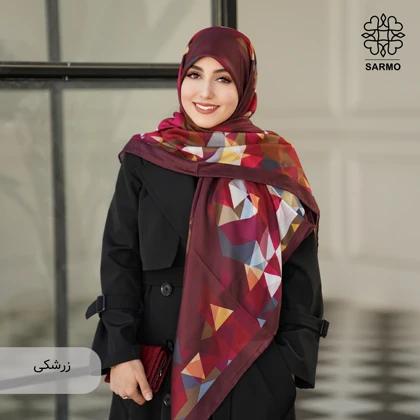 روسری نخ پنبه مثلثی