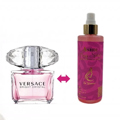 بادی اسپلش ورساچه صورتی-برایت کریستال Versace Bright Crystal