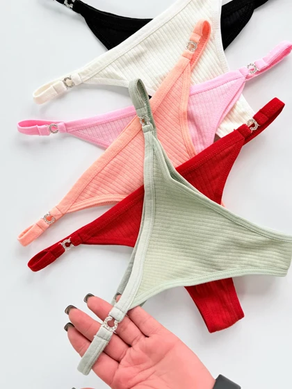 شورت تانگ کبریتی سگک دار