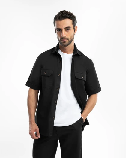 پیراهن مردانه آستین کوتاه کد 1913