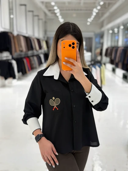 شومیز لینن تنیسی افرا کد 14003772