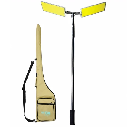 چراغ کمپینگ دو پنله 360 لایت 360 Light مدل FR-23 COB با ریموت کنترل