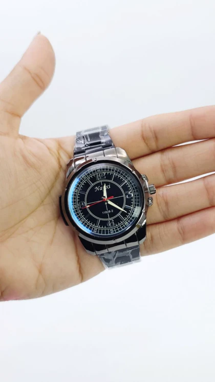 ساعت مچی مردانه نانسی Nanxi با موتور کوارتز و طراحی کلاسیک