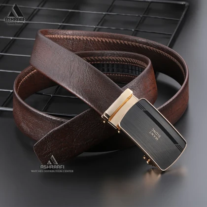کمربند ریلی مون بلان Montblanc Leather Ratchet Belt BL92