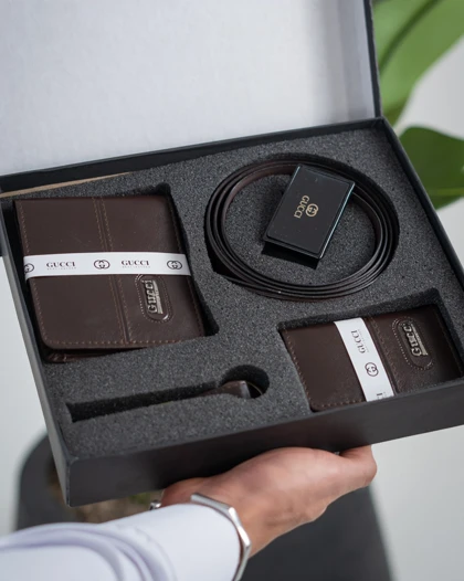 ست کیف و کمربند گوچی_کد4758