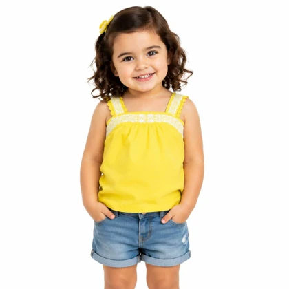 تاپ دخترانه بچگانه وارداتی