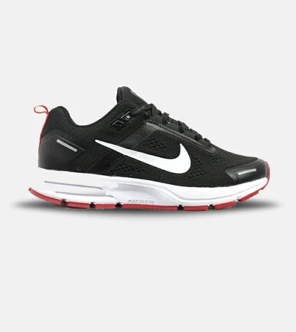 کفش کتانی مردانه مشکی سفید قرمز 24 NIKE zoom structure