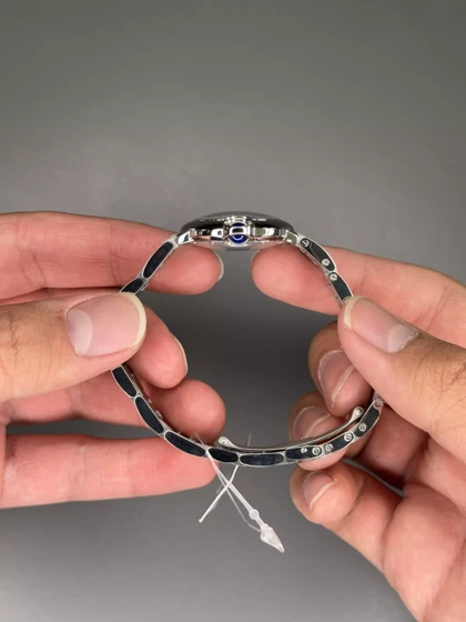 ساعت مچی کارتیه بلن بولو بند سیلور صفحه سفید Cartier Ballon Bleu